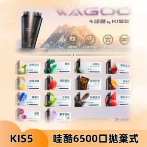 Kis5電子煙 Kiss拋棄式哇酷|WAGOO6500口一次性電子煙