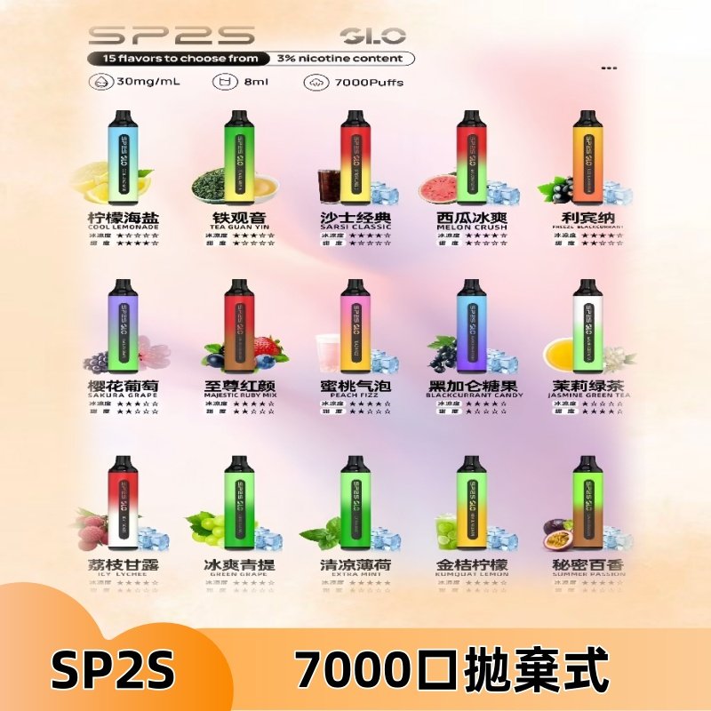 SP2S一次性7000口大容量拋棄式電子菸#正品保證#
