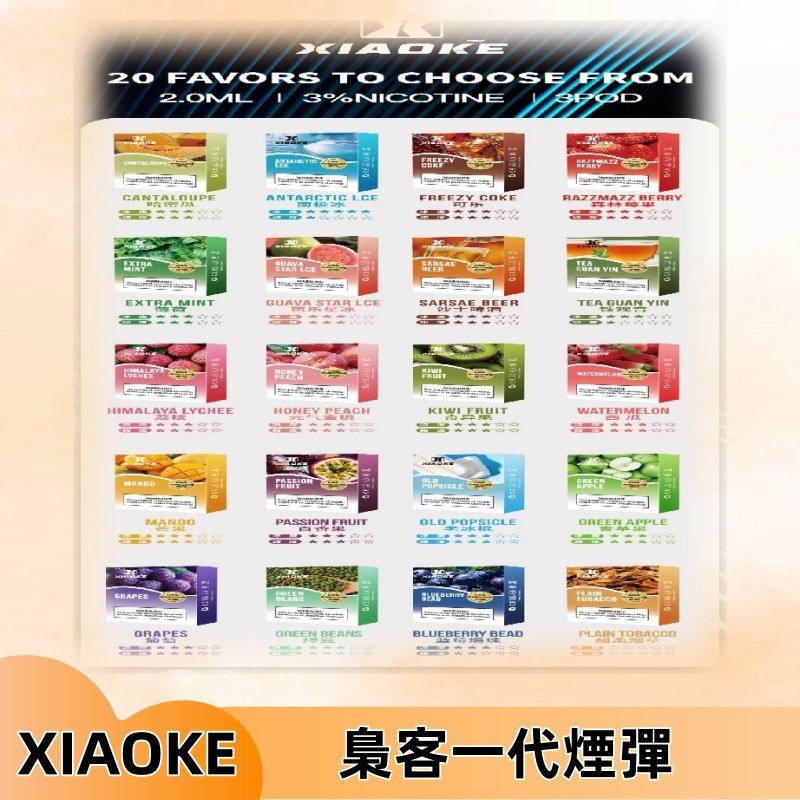 XIAOKE梟客一代煙彈 替換式霧化電子菸#品質保證#